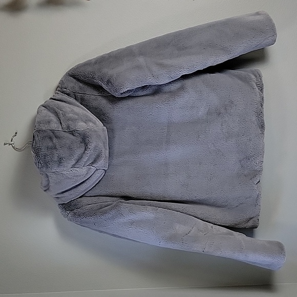 Abercrombie & Fitch reversible sherpa/puffer jacket - Picture 8 of 13